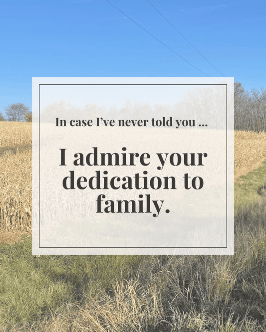 Supportive digital greeting card with encouragement message, fall field background and gray border, optimized for mobile texting