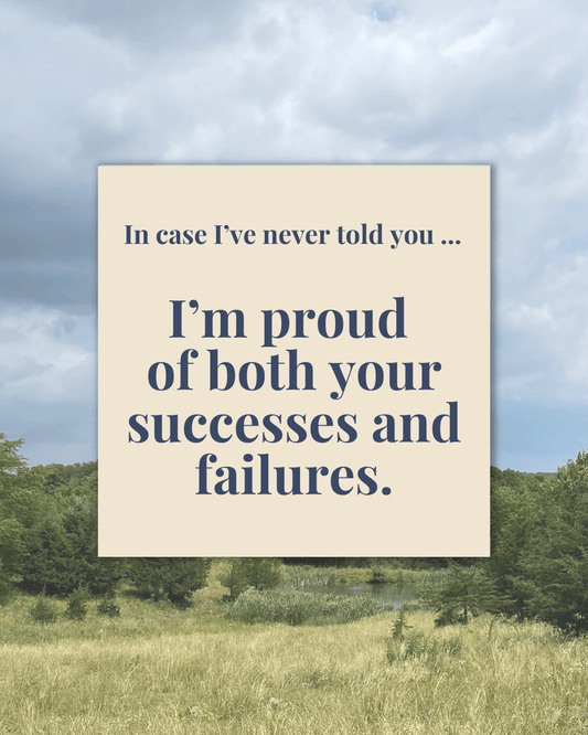 Supportive digital greeting card with encouragement message and rolling hills background, optimized for mobile texting