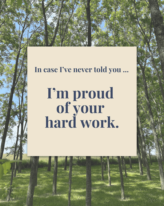 Supportive digital greeting card with encouragement message and walnut grove background, optimized for mobile texting