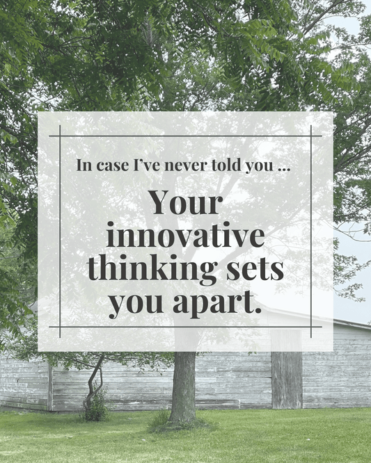 Supportive digital greeting card with encouragement message and whitewashed farm shed background, optimized for mobile texting